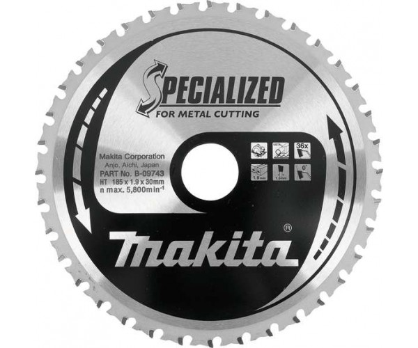 TCT Specialized žagin list 150 mm, 60 zob, inox, Makita B-47014