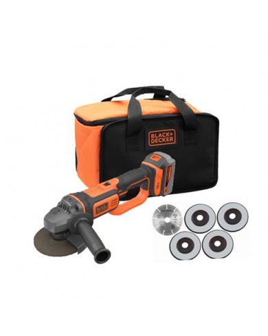 Akumulatorski kotni brusilnik Black & Decker BCG720M1A5