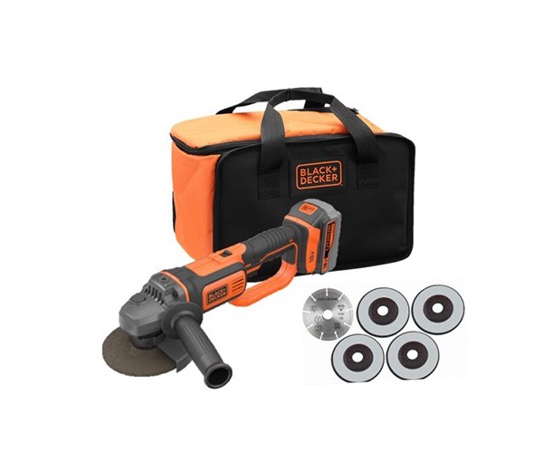 Akumulatorski kotni brusilnik Black & Decker BCG720M1A5