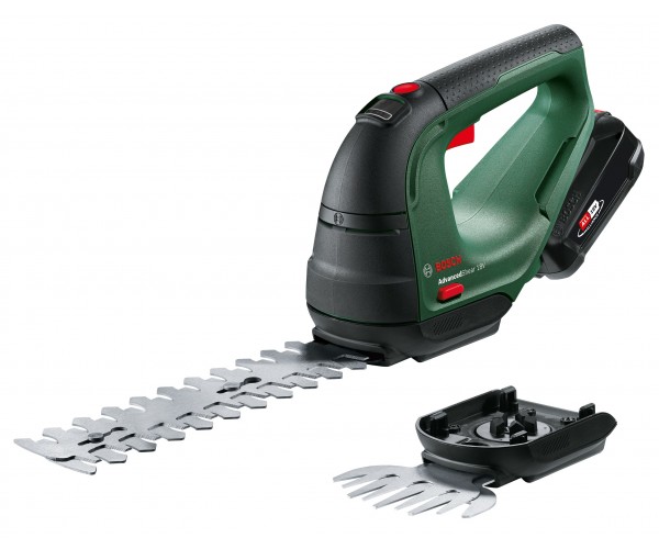 Akumulatorske škarje za grmičevje in travo Bosch AdvancedShear 18V-10 0600857000