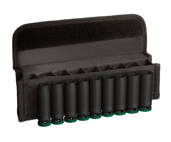 Komplet PRO Impact Socket Set Bosch, 1/2 palca, globok, 9-delni 2608003039