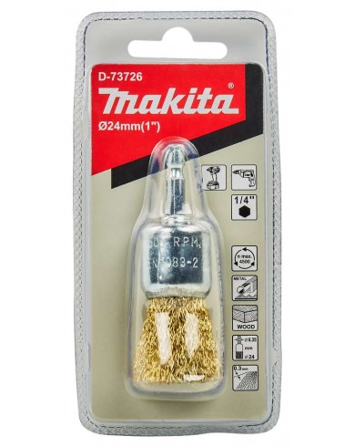 Čopičasta žična krtača valovita žica 24 mm Makita D-73726