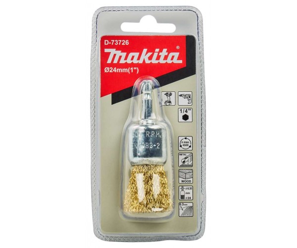 Čopičasta žična krtača valovita žica 24 mm Makita D-73726 Čopičasta žična krtača valovita žica 24 mm Makita D-73726