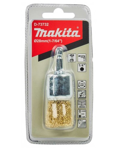 Čopičasta žična krtača valovita žica 28 mm Makita D-73732