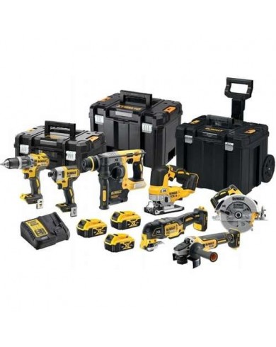 7-delni set akumulatorskega orodja Dewalt DCK755P3T