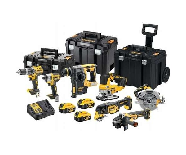 7-delni set akumulatorskega orodja Dewalt DCK755P3T