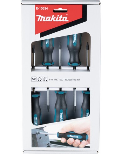 5-delni set izvijačev torx Makita E-10534