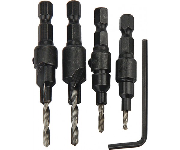4-delni set grezil s svedrom (M3-M6) Makita D-73455 4-delni set grezil s svedrom (M3-M6) Makita D-73455