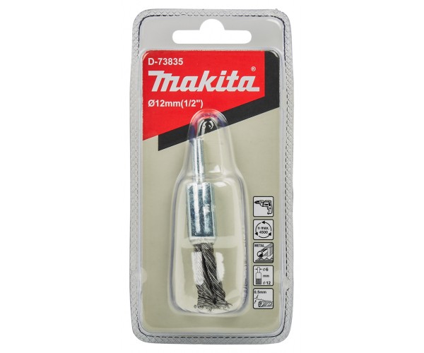 Čopičasta žična krtača pletena žica 12 mm Makita D-73835 Čopičasta žična krtača pletena žica 12 mm Makita D-73835