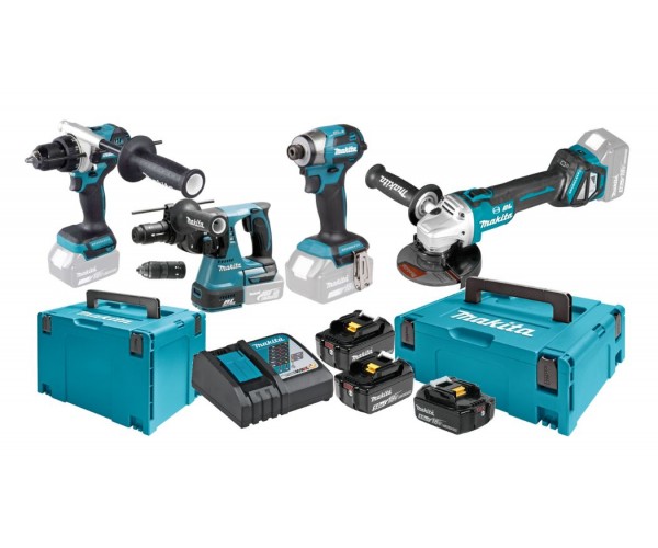 4-delni set orodja Makita DLX4MAK24