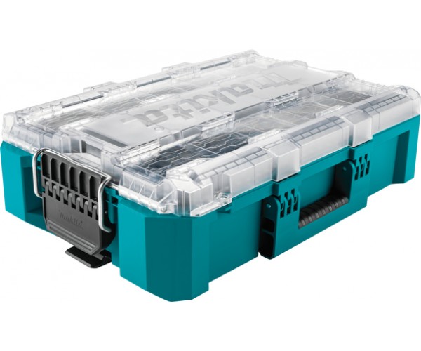 Globok srednji organizator s prozornim pokrovom Makita P-91045