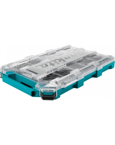 Nizek srednji organizator s prozornim pokrovom Makita P-91051