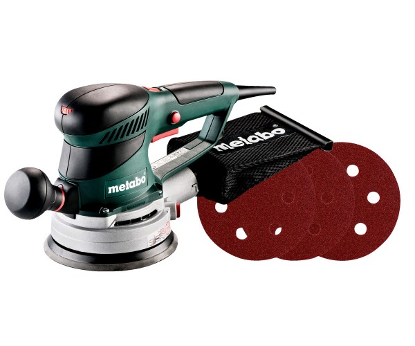 Ekscentrični brusilnik Metabo SXE 450 TURBOTEC SET