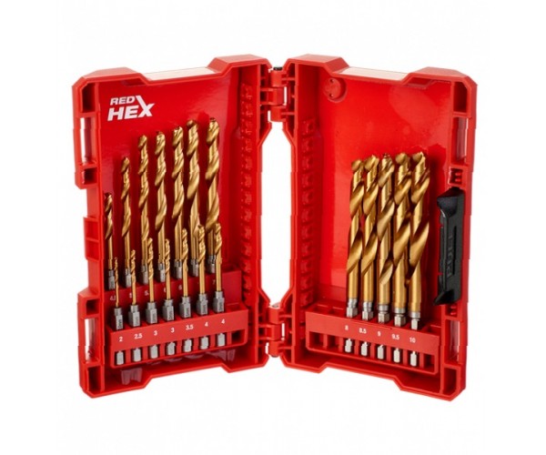 19-delni set svedrov Titanium Milwaukee 48894760