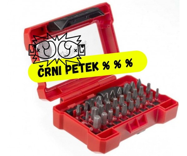 32-delni set vijačnih nastavkov Milwaukee Shockwave Impact 4932464240 32-delni set vijačnih nastavkov Milwaukee Shockwave Impact 4932464240