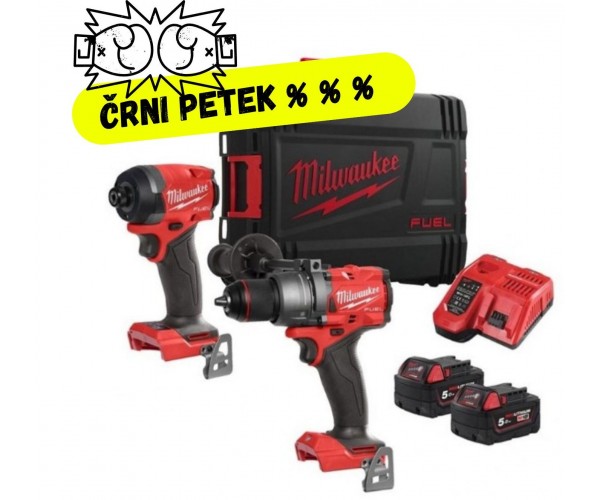 2-delni set orodja Milwaukee M18 FPP2A3-502X 2-delni set orodja Milwaukee M18 FPP2A3-502X