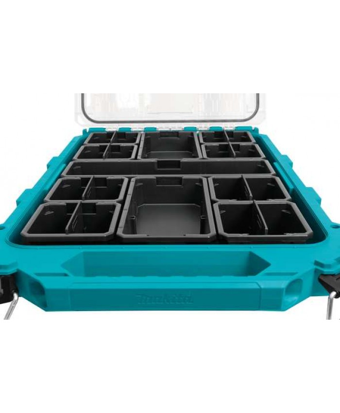 Nizek srednji organizator s prozornim pokrovom Makita P-91051