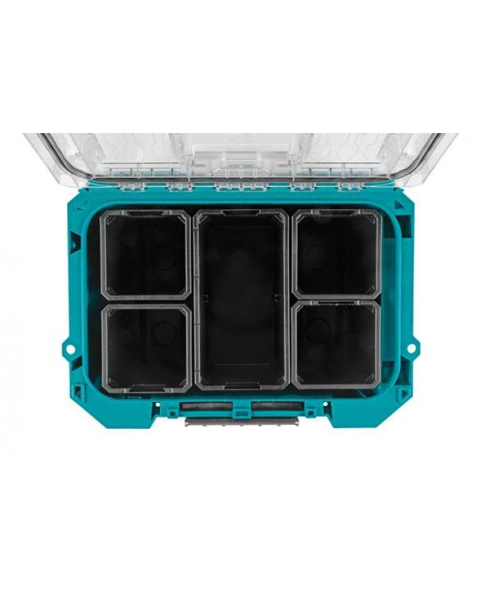 Globok kompaktni organizator s prozornim pokrovom Makita P-91067