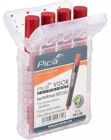 Označevalne voščenke Pica rdeča 991/40