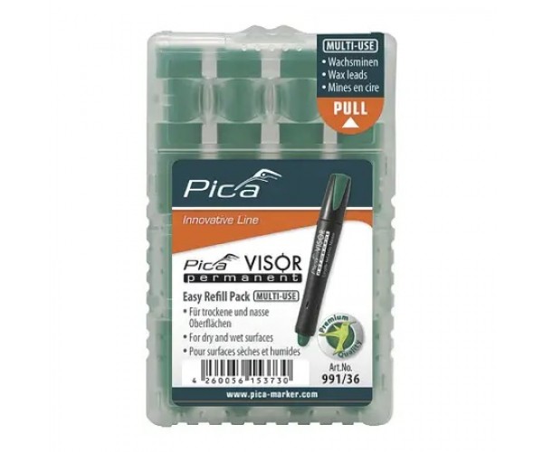Označevalne voščenke Pica zelena 991/36