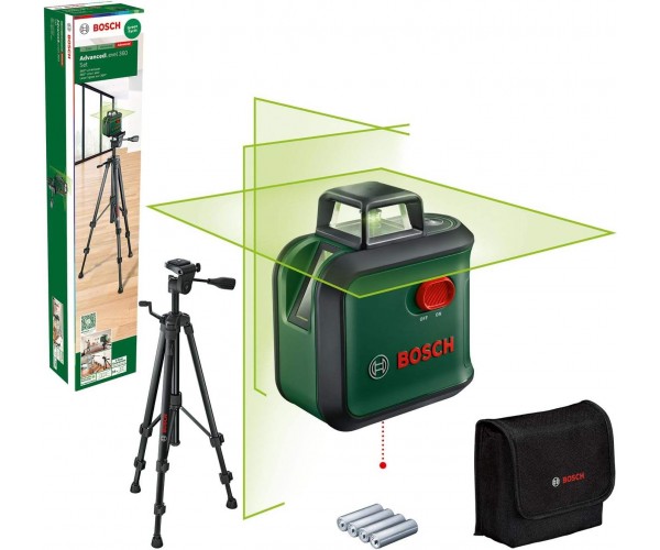 Križni linijski laser Bosch AdvancedLevel 360 0603663B07