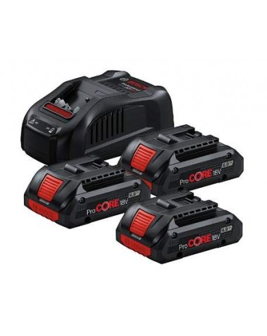Set 3x 4.0 Ah ProCORE + polnilnik GAL 1880 Bosch 0615990N2G