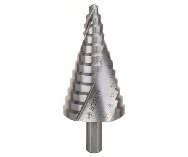 Stopničasti sveder HSS; 12 st.; 6-39mm Bosch