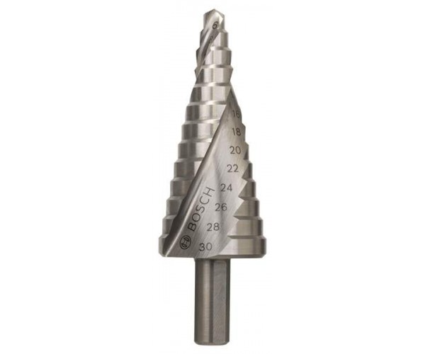 Stopničasti sveder HSS; 13 st.; 6-30mm Bosch 2608597520
