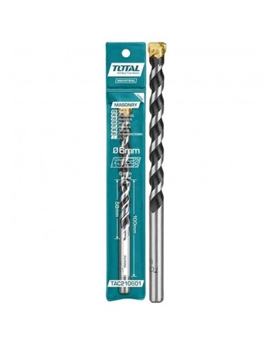 Sveder za beton 6x100mm/ INDUSTRIAL (TAC210601) Total Tools