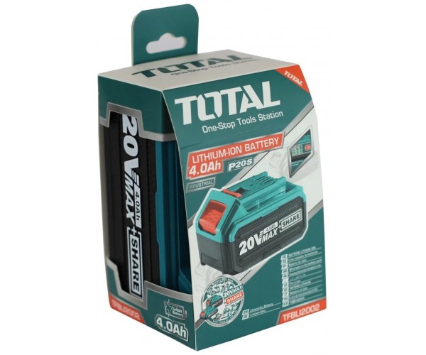 Litij-ionska baterija 4.0 Ah 20 V TFBLI2002 Total Tools