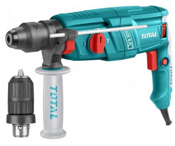 Električno rotacijsko kladivo 800W , SDS Plus/4000bpm/14mm/2,5J (TH308268) Total Tools