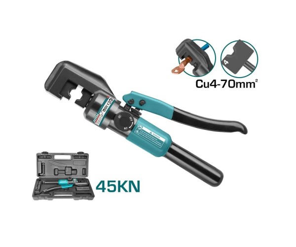 Hidravlične krimp klešče za stiskanje Cu4-70mm /45KN (THCT070) Total Tools