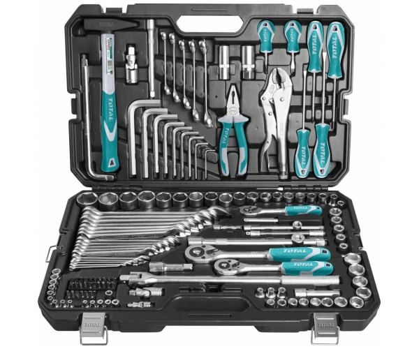 142-delni set kombiniranega ročnega orodja / INDUSTRIAL (THKTHP21426) Total Tools