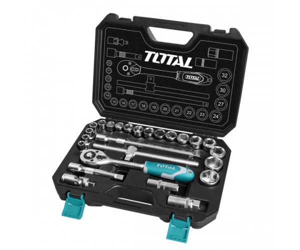 25-delni set 1/2  ključev/ INDUSTRIAL (THT121251) Total Tools