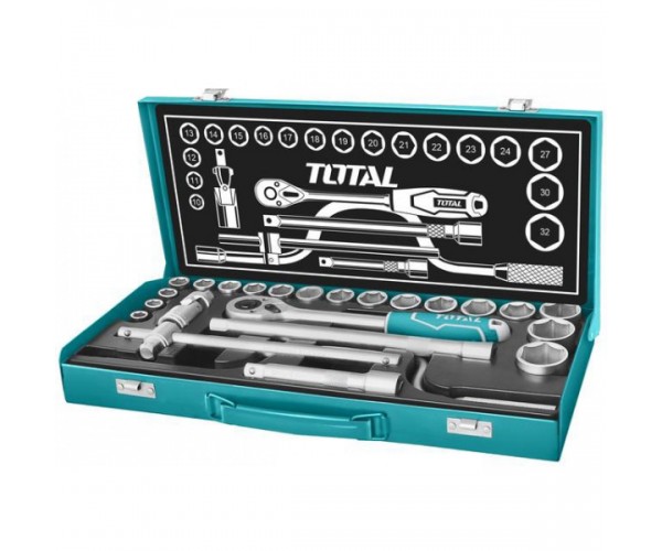 24-delni set 1/2  ključev/ INDUSTRIAL (THT141253) Total Tools