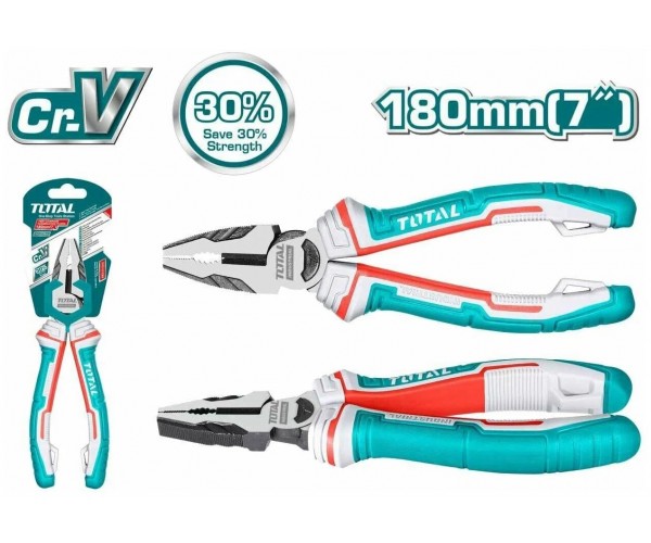 Kombinirane klešče 180mm / INDUSTRIAL (THT210706S) Total Tools