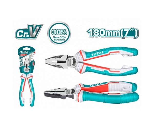 Kombinirane klešče 180mm / INDUSTRIAL (THT210706) Total Tools