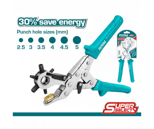 Luknjač za usnje (THT33526) Total Tools