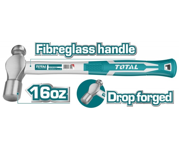 Kroglično kladivo 450g (THT74166) Total Tools