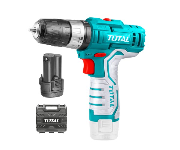 Akumulatorski udarni vrtalnik 12V/1,5Ah/20Nm/S12 (SET Baterija 1x1.5Ah, Polnilec) (TIDLI1232E) Total Tools