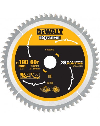 LIST ZA KROŽNO ŽAGO 190MMX30MM 60T FLEXVOLT Dewalt DT99564