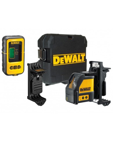 Križno linijski laser z detektorjem Dewalt DW088KD