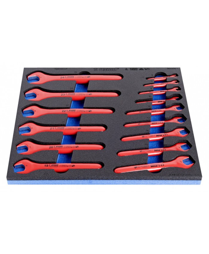 KLJUČI VILIČASTI VDE V SOS VLOŽKU Art.964VDE1 Unior 621782 KLJUČI VILIČASTI VDE V SOS VLOŽKU Art.964VDE1 Unior 621782