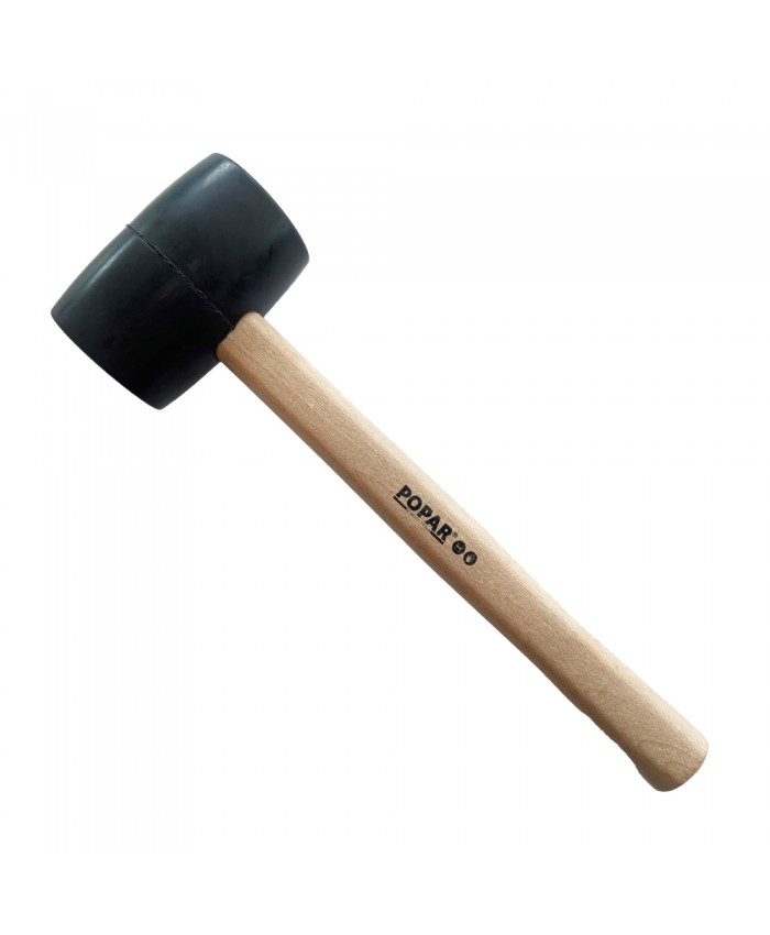 KLADIVO GUMI 65 mm Lesen ročaj, POPAR. KLADIVO GUMI 65 mm Lesen ročaj, POPAR.