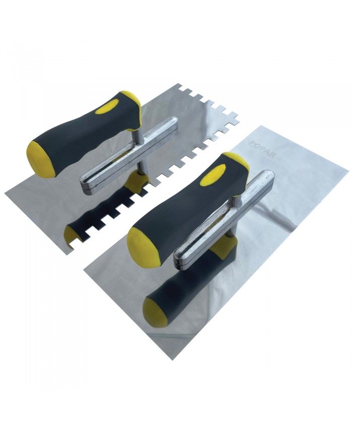 GLADILKA ZIDARSKA Ročaj BI, inox, POPAR 280x120 mm, gladka GLADILKA ZIDARSKA Ročaj BI, inox, POPAR 280x120 mm, gladka